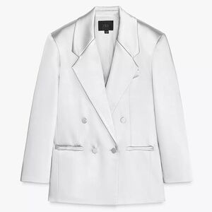 ZARA SATIN OVERSIZE BLAZER